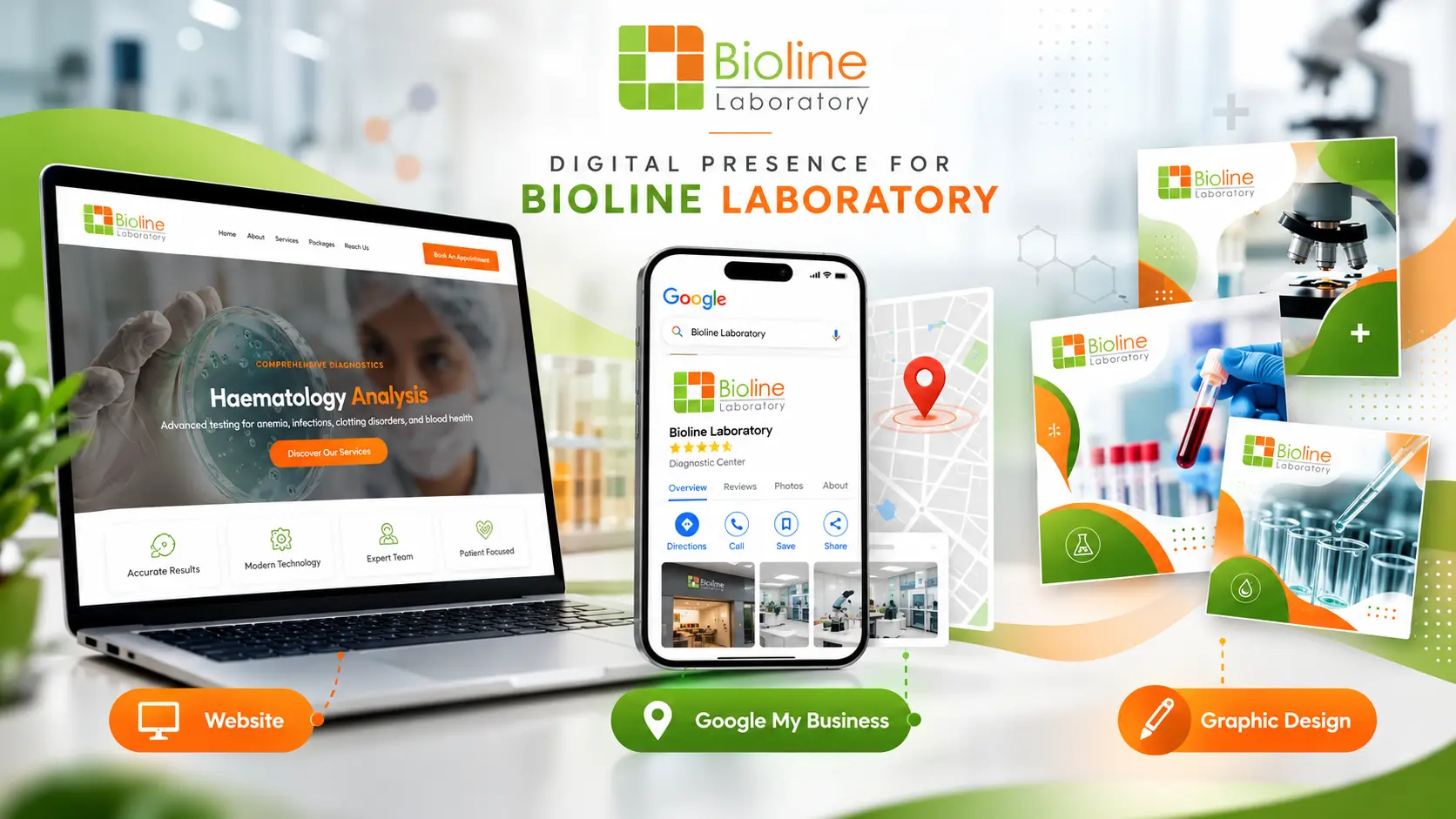 Bioline Laboratory case study – How Did We Build an SEO-Friendly Website for Bioline Laboratory?