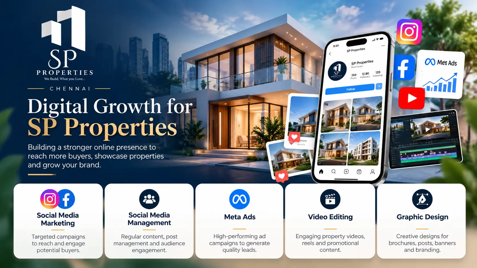 SP Properties case study – Our Work: Generating 226+ Qualified Leads for SP Properties